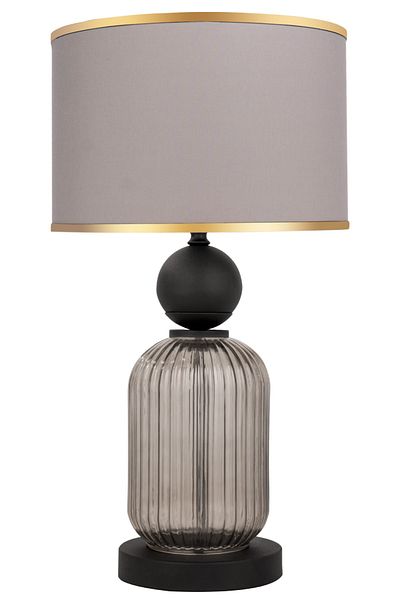 MINIMAL ETICARET VE BILGI TEKNOLOJILERI Lotus Opal Black Glass Lampshade