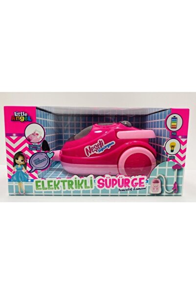 LRS STORE Oyuncak Elektrik Süpürgesi Pilli Işıklı Büyük Boy Elektrikli Süpürge