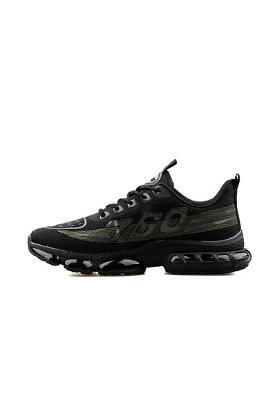 GAMELU Ανδρικά παπούτσια casual 23ym Reverse Black Sari 23ym-reverse-μαύρο-κίτρινο Μαύρο