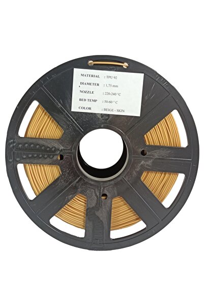 SAVA 92a Standart Tpu Flex Esnek Filament - Krem (ten Rengi)