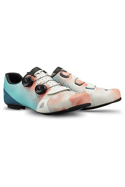 Specialized Torch 3.0 Road Bike Shoes - Lagoon Blue/vivid Coral - 45