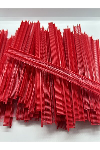 Saip Konfeksiyon Etiketleme Kılçığı Kırmızı Renk 10.000'lik 5mm