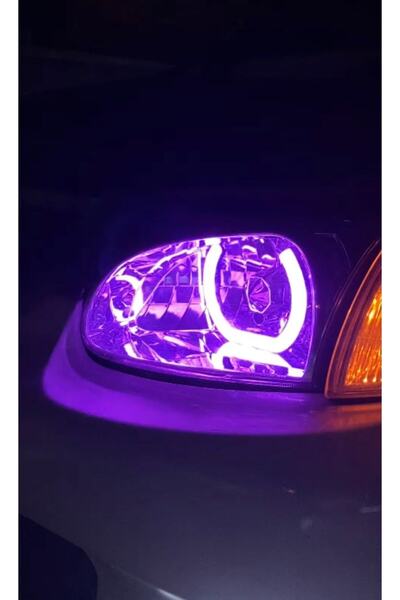 Genel Markalar Hyundai Accent Uyumlu Yumurta Kasa - Far Içi U Tip Rgb Angel 16 Renkli