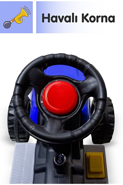 UJ Toys Ujtoys - Akülü Kumandalı 6v Traktör