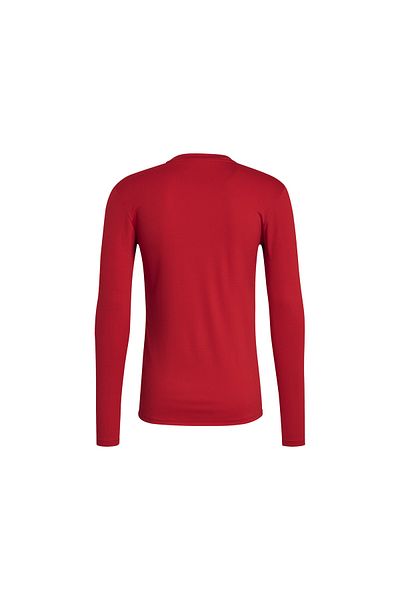 adidas Team Base Tee Men's Football Long Sleeve Training T-shirt Gn5674 Red