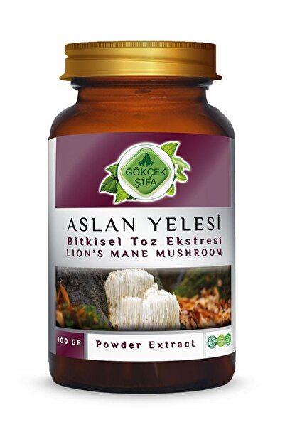 Gökçek Şifa Aslan Yelesi Toz Ekstresi 100 Gr. Cam Kavanoz
