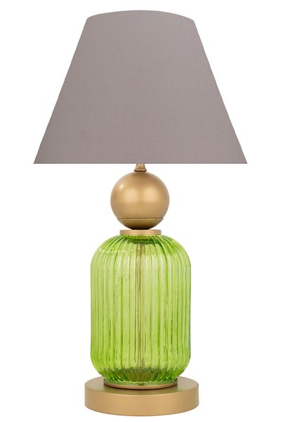 MINIMAL ETICARET VE BILGI TEKNOLOJILERI Lotus Forest Green Glass Cone Lampshade