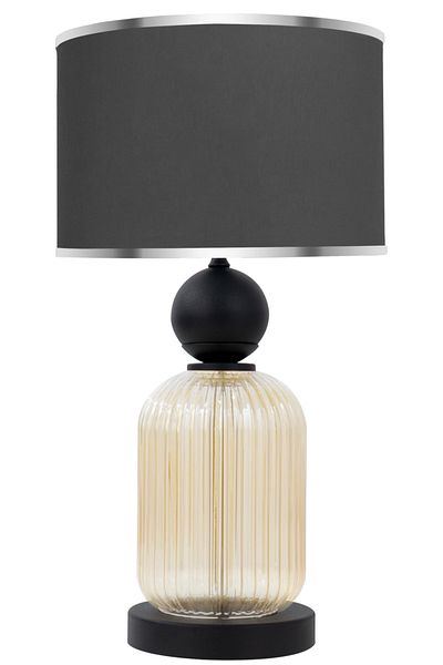 MINIMAL ETICARET VE BILGI TEKNOLOJILERI Lotus Gold Contrast Glass Lampshade