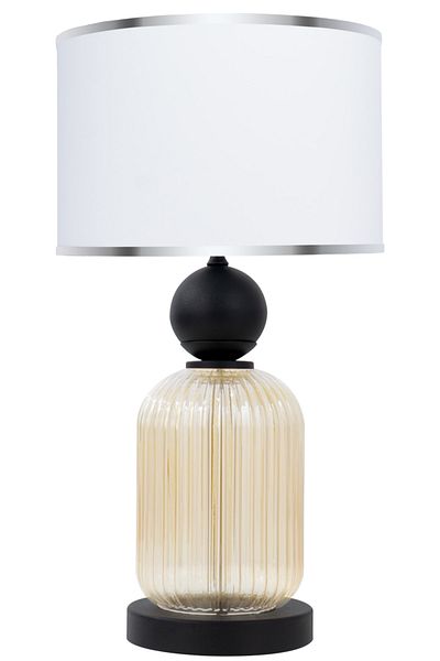 MINIMAL ETICARET VE BILGI TEKNOLOJILERI Lotus Gold Contrast Glass Lampshade
