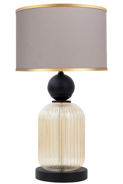 MINIMAL ETICARET VE BILGI TEKNOLOJILERI Lotus Gold Contrast Glass Lampshade