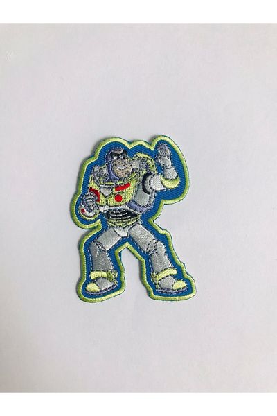 Toy Story Patch de armă țesut care se lipsește cu fier de călcat Toy Story Buzz Light Year Personaj (PRODUCT ORIGINAL LICENȚAT)
