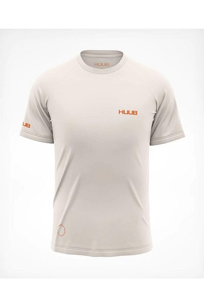 Huub Constant Tech Tee Cycling and Running T-shirt - Ivory - L