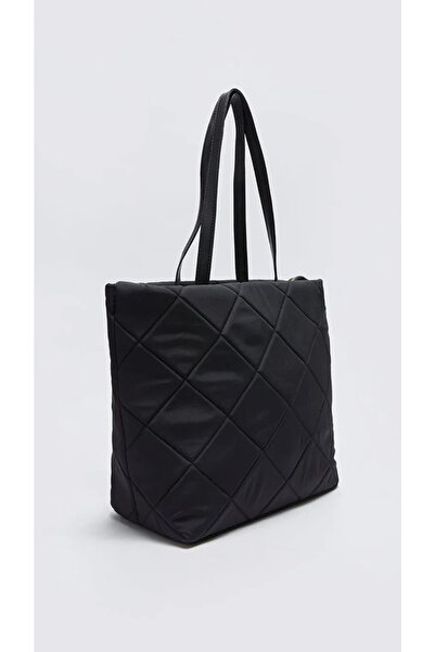 LC Waikiki Paraşüt Kumaş Kapitoneli Kadın Omuz Çantası