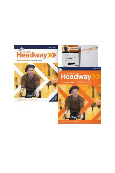 OXFORD UNIVERSITY PRESS Headway Pre-ıntermediate 5th Students Book + Workbook + Access Code
