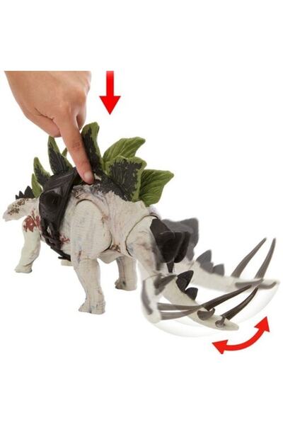 mattel Jurský svět gigantické stopaře dinosaurus stegosaurus