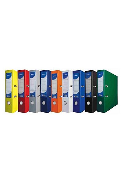 Noki 12 Pieces Red Narrow Plastic Folder