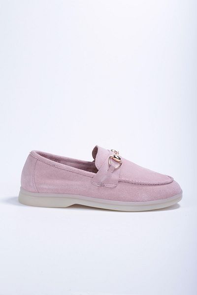 BELİSİA Women's Shoes Comfort Loafer Real Leather