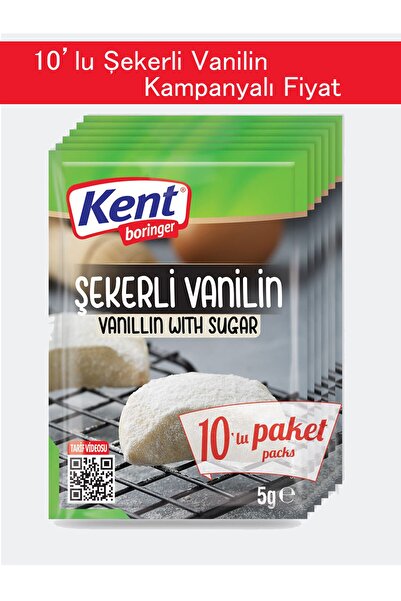 Kent Boringer Şekerli Vanilin 10'lu