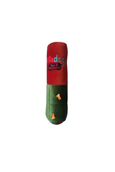 MATATABİ CATS Mata Dogs Rull Dog Toy with Sound, Fabric, Embroidery