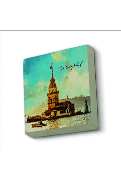 Maiden's Tower Printed Natural StoneMagnetkrt-018Freezer Ornament