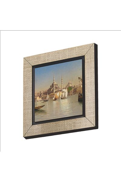 Sadrazam Eminönü Νέο Σχέδιο Τζαμί, Οθωμανική Εποχή Εκτυπωμένο MDF Magnetkrt-043 Στολίδι Ψυγείου