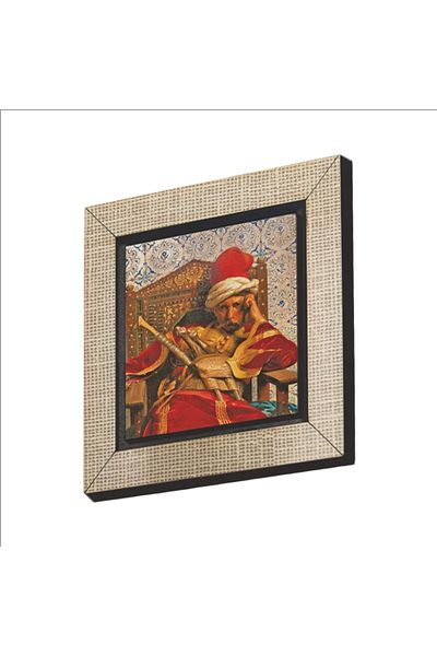 BAKSEPETE Markos Botsaris Jean-léon Gérôme, 1874 Printed MDF Magnetkrt-129 Refrigerator Ornament