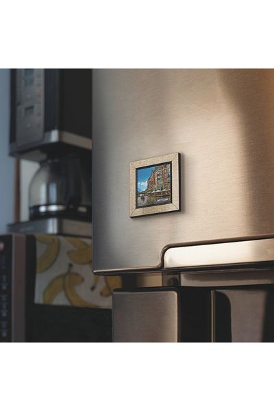 BAKSEPETE Amsterdam Visual Printed MDF Magnetkrg-014 Refrigerator Ornament
