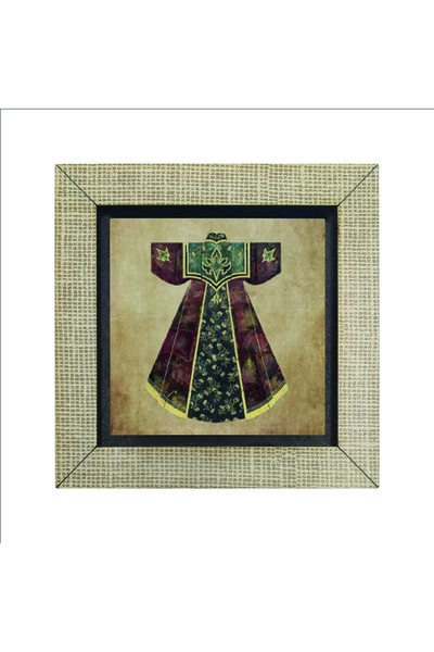 Sadrazam Ottoman Palace Kaftani Printed Mdf Magnetkrt-083Refrigerator Ornament