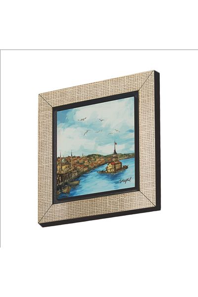 Sadrazam Κοριτσίστικο Πύργος Εκτυπωμένο MDF Magnet KRT-019 Στολίδι Ψυγείου