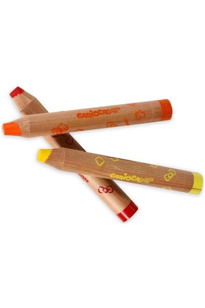 CARIOCA Marka: CARIOCA Carioca Jumbo Bebek Ahşap Gövdeli Boya Kalemi 6'lı Kat...