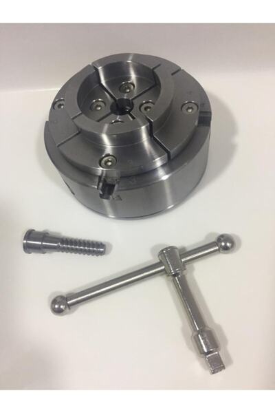 TUTEX Ahşap Torna Aynası 110mm 4 Çeneli 100ayna Uyumlu