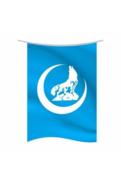 Rekbay Ülkü Ocakları Flaması Bayrağı Dikey Model 70x105cm