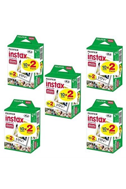 Favori Teknoloji Instax Mini Film Rulo 9-11-90 Uyumlu 100 Adet