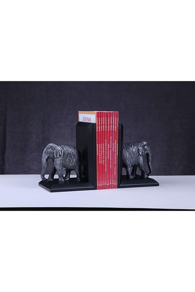 Gift Garden Suport pentru cărți cu figurină elefant argintiu