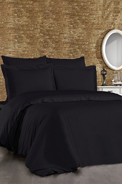 Minelya Home Collection طقم غطاء لحاف مزدوج من القطن جاردينيا مكون من 6 قطع ب...