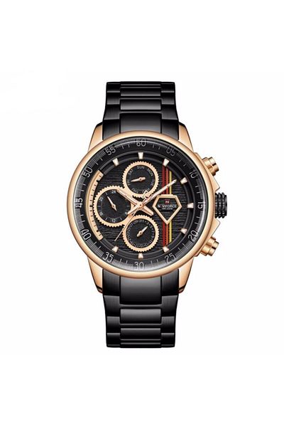 Naviforce Nf9184 Rosegold Sports Stylish Men's Wristwatch