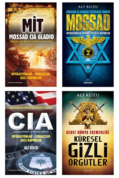 Kariyer Yayınları Büyük Istihbarat Örgütleri Seti - 4 Kiitap