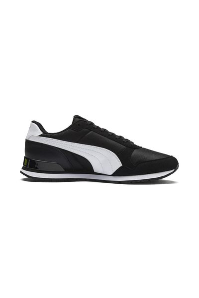 Puma Men's Black White St Runner V2 Mesh Sneakers366811