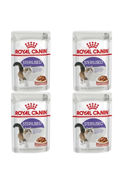 Royal Canin Jelly Sterilised Kısırlaştırılmış Yaş Kedi Maması 85 gr 4lü
