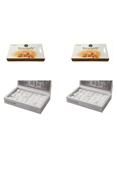 KEÇECİZADE 215 جرام 2 قطعة كوكيز كافالا مربعة معجون اللوز - 275 جرام 2 قطعة