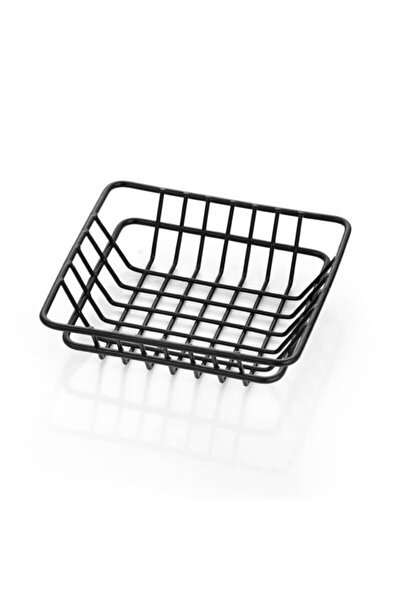 Altınbaşak Örgülü Kare Ekmek Ve Meyve Sepeti 15*15*4cm