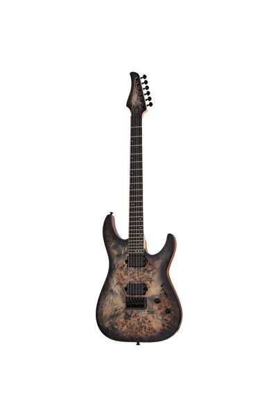 Schecter C-6 Pro Elektro Gitar (Charcoal Burst)