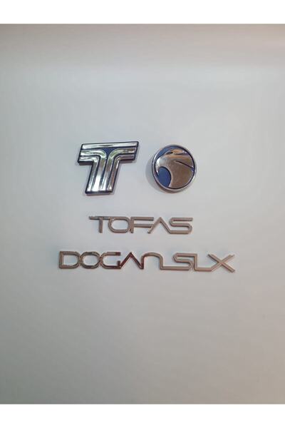 NURPAR Tofaş Doğan Slx Panjur Bagaj Arma Yazı Set