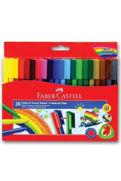 Faber Castell 20 Colors Fun and Felt-Tip Pen