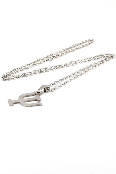 Solfera Poseidon Three Prong Spear Sea God Steel Necklace Q0284