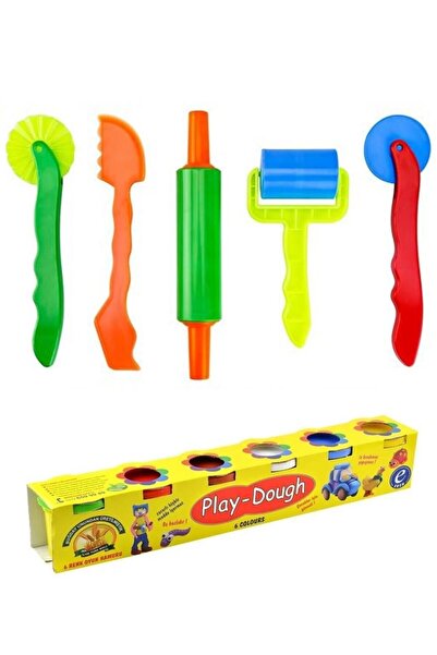 Hyd Play Dough Mold Roller Set and 6-Piece Play Dough Set Together