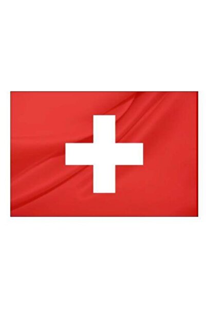 Rekbay Isviçre Ülke Bayrağı 1.sınıf Parlak Kumaş 100x150cm