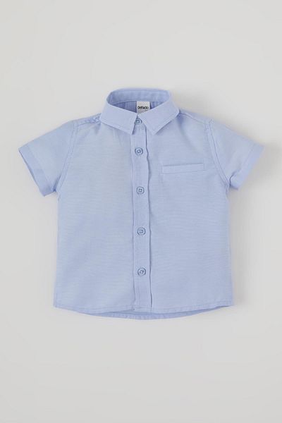 DeFacto Baby Boy Regular Fit Basic Short Sleeve Shirt