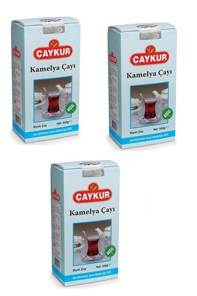 Çaykur Camellia Black Bulk Tea - 500 Gr x 3 Pieces