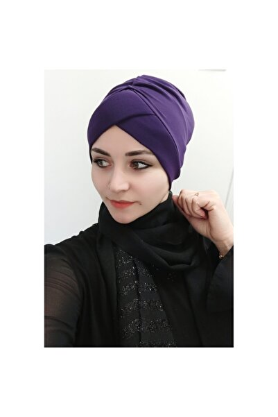 BAV Butik Ayvitrin حجاب نسائي كروس بونيه أرجواني